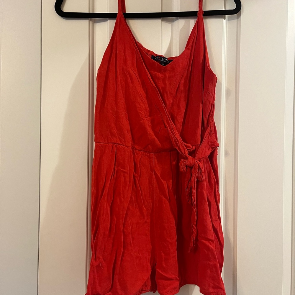 Red Wrap Dress
